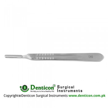 Bard-Parker Scalpel Handle No. 4 Solid Stainless Steel, 13.5 cm - 5 3/8 "